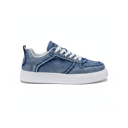 Vetrox™ Denim Street Classic – Casual Canvas Skate Sneaker