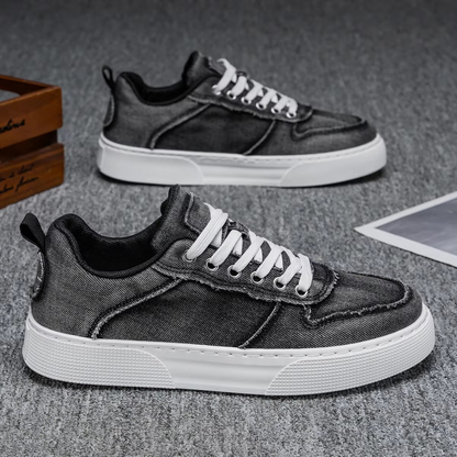 Vetrox™ Denim Street Classic – Casual Canvas Skate Sneaker