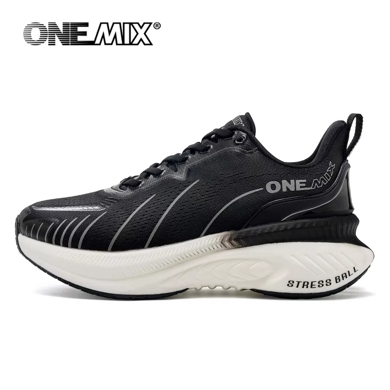 NovaSprint™ Blaze Orange Performance Runners – Max Cushion Stability Shoes