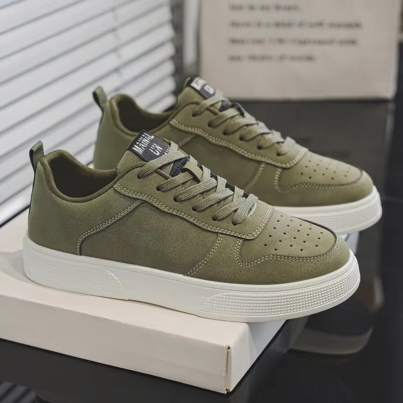 UrbanHiro SoftStep Retro Court Suede Sneakers