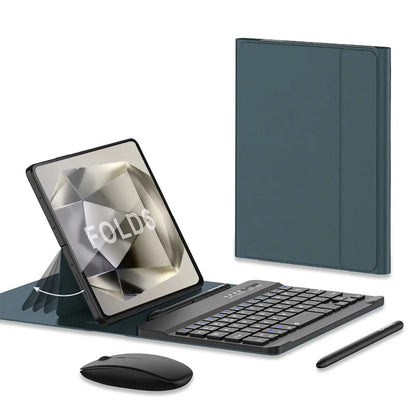 Keyboard Case with Stylus and Stand For Galaxy Z Fold Series